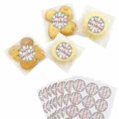 XMAS Labels MERRY CHRISTMAS Stickers Seals Stickers 120 pcs Snowflake Decoration