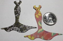 MINI FANCY DRESS Die-Cuts(6pc)Approx.2-1/2 x 3-3/4″Christmas•Formal •Prom•Party