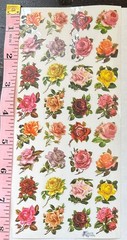 Violette Stickers Mini Rose Rosebud Flowers Craft Planner Supply Scrapbook