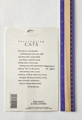 Vtg Cat Stickers LOT Hallmark NIP Kittens Ambassador