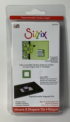 New Sizzix Die #654949 REPOSITIONABLE WINDOW SHAPE MAGNETIC DIE Movers & Shapers