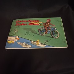 Sandy Lion Curious George Stickers Treasure Box Red Carrying Case