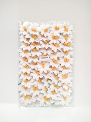 50 Poinsettias, White Mulberry Paper Poinsettias, Christmas Flowers, #SAA-274