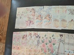 100pc Scrapbooking JJ Craft Kit Eph Paper Pack Victorian.Characters New Design