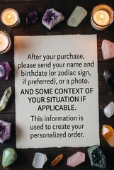 Six Demons Love Spell With Physical Sigil Sticker