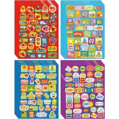 750 Pcs Scented Smelly Reward Stickers for Kids Classroom, Motivational Scrat…