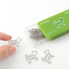 Midori D-Clips Paper Clips – Dog A