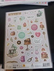 2X EMBOSSING STICKERS FOR SCRAPBOOKING NEW (Z673)