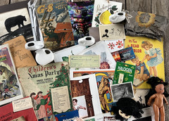 Vintage Ephemera Lot of 60+ Pieces Junk Journal Book Pages Photos altered art