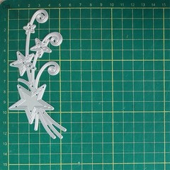 DIY Album Decor Star Ribbon – Art Deco Cutting Dies for Crafting 5.6×12.7cm