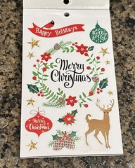 Hobby Lobby CHRISTMAS 2021 Sticker Book Holiday Winter Alphabet 872 Pieces