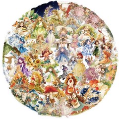 50Pcs Clear Cartoon Fairy Tale Princess Stickers Waterproof Transparent PET Deca