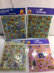 disney Nickelodeon ￼scrapbooking stickers lot Of 44 Packs Over 3500 Individual ￼