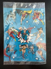 2 Vintage 1991 DC Comics SUPERMAN & 1 Vintage 1982 DC Comics Superhero stickers
