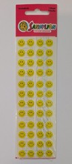 Vintage SandyLion Mini Yellow Kromekote Smiley Faces Emojis Stickers Sealed
