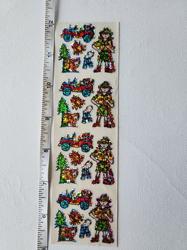 Hambly stickers 1 sheet – Ranger camping travel adventure -You Choose!