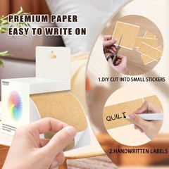3 x 5 Inch 250Pcs Rectangle Color Coding Stickers,Strong Adhesion Easy to Wri…