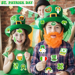 300 Pcs St. Patrick’S Day Shamrock Stickers, Vinyl Waterproof for Crafts & Decor