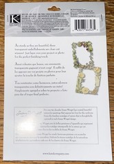 K&Company Colorful Handmade Acetate DieCut Frames Flowers Butterflies Scrapbook