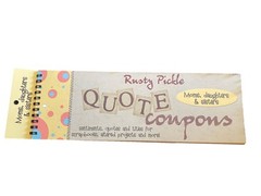 Rusty Pickle – QUOTE cards for scrapbooking , crafts ~ moms daughters sisters