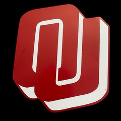 Lot of 5 Oklahoma University OU Sooners Die Cut Scrapbooking 8.5″x7″ Card Stock