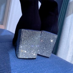 2MM Crystal Diamond Rhinestone Sticker Sheet Diamante Self Adhesive 9.4×15.7Inch