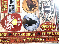 Reminisce Country Music Cardstock Stickers Rowdy Friends Line Dancing 2012 Rare