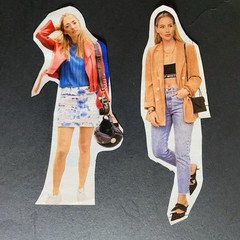Junk Journal Scrapbook Clippings 2019 Fashion Style Models Craft Paper Collage