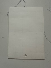 Provo Craft Repositionable Bitty Block Letter Frames White 3/4″ Scrapbooking Art