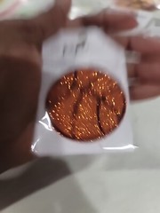 Paper Studio BASKETBALL ORANGE GLITTER Adhesive Gems Scrapbooking Crafts ST1