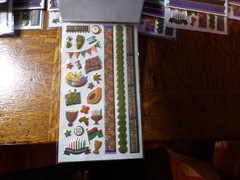 RECOLLECTIONS DIE-CUT STICKERS KWANZAA HOLIDAY LOT OF [9] 69 PC LOWEST NEW FR SH