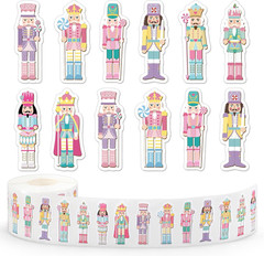 1000 Pcs Christmas Angel Stickers, 8 Designs, Self-Adhesive Decals for Parties