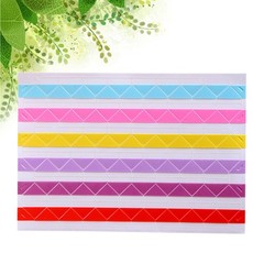 Scrapbook Photo Corner Sticker Set Assorted Colors Lightweight and Practical