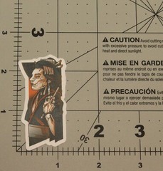 Geisha Mechanical Android Robot Sticker