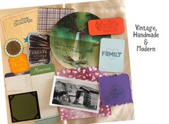 Curated Junk Journal Starter Kit Nature Outdoor Inspired Ephemera & More 150+pcs