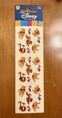 vintage disney winnie, tigger stickers – nip