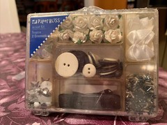 Paper Bliss Accent Kit SCRAPBOOKING Black & White Accents Showers Weddings New