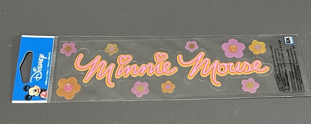 Disney Jolee’s Boutique EK Success Sticker Adhesive Title Minnie Mouse Scrapbook