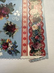 Vintage Punch Studio Gifted Line John Grossman Victorian Rose Border Stickers