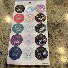 Happy Planner Sticker Book -The Stargazer Purple 583 Pieces – HP Girl **new**