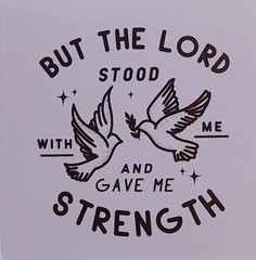 Set/2 stickers for laptop, diary, mug, mirror & More 2″w x 2″t But the Lord….