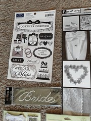Lot Of Wedding Scrapbook Items 9 Packs Some New Some Open