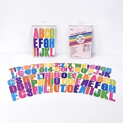 24 Sheets Self Adhesive Letters Stick on Vinyl Letters Capital 2 Inch Colorful