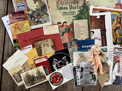 Vintage Ephemera Lot of 60+ Pieces Junk Journal Book Pages Photos altered art