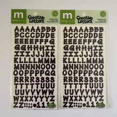 Making Memories Creative Letters Scrapbooking – 7/16″ Dot Plum Purple