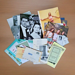 50 Piece Mixed Media Junk Journal Ephemera Lot Paper Collage Craft Lot P1m