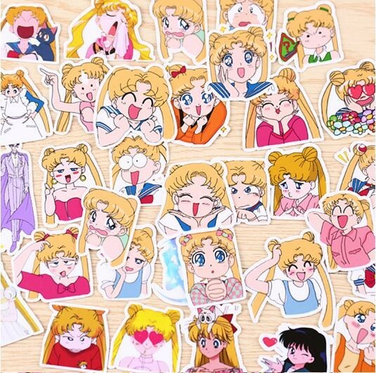 33 PCS STICKERS Bishoujo Senshi Sailor Moon Sticker Pack Anime Stickers 