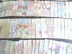 100PC Scrapbooking Vintage Ephemera Paper Pack The Rose Connection New Design