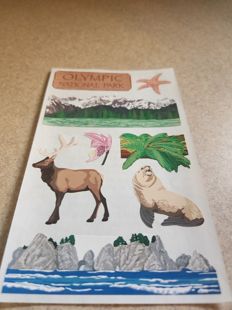 Mrs. Grossman’s~Olympic National Park~Stickers for scrapbooking/crafts
