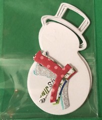 SIMPLE SNOWMAN Die-Cuts(12pc) Christmas•Top Hat•Scarf•Winter •Holiday•Cold•Snow•